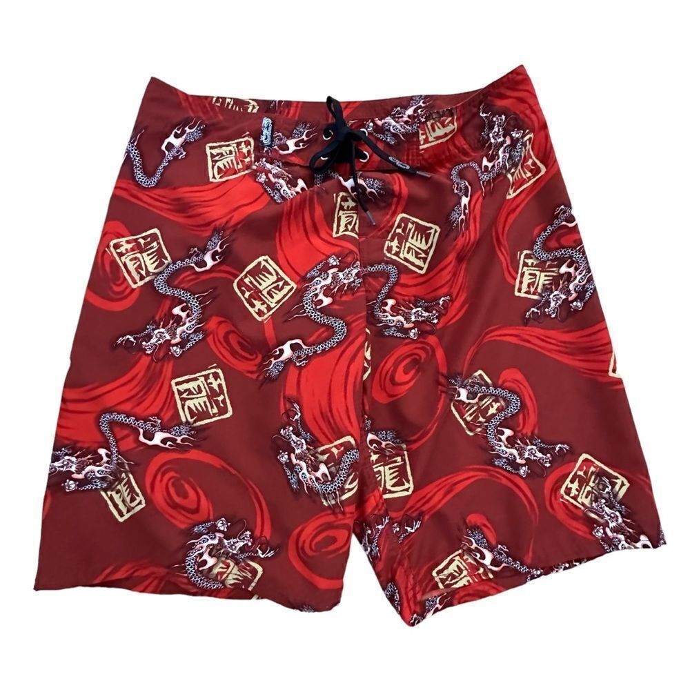 Crazy Shirts ~ Mens Dragon Boardshorts ~ size 34